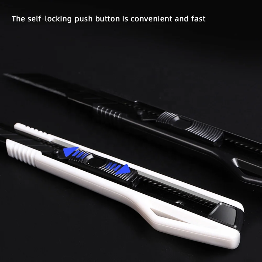 Leather foam cutting utility knife, 9mm blade with automatic locking, stable cutting, easy to use