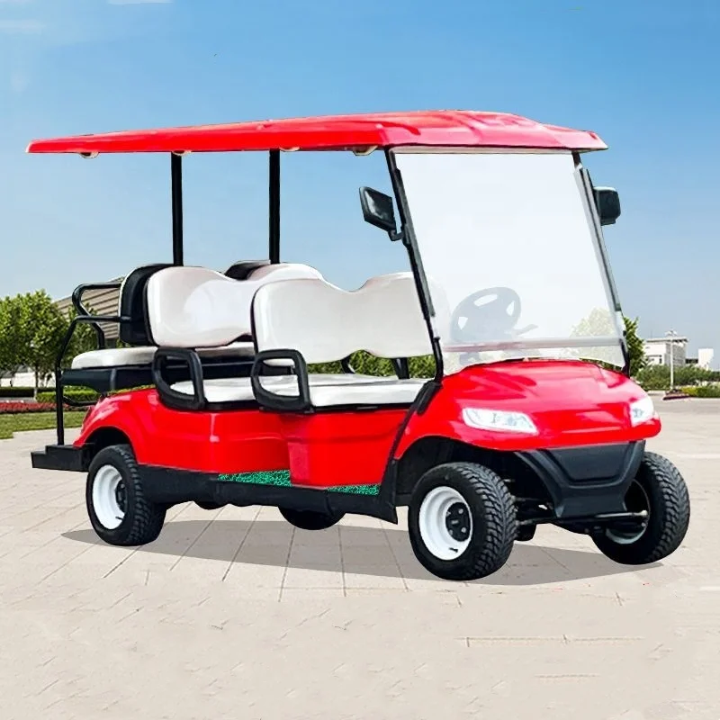 Chinese 60/72V Battery Golf Cart 3500 Watt AC Motor Electric Golf Cart Intelligent Controller 6 Seater Scenic Spot Golf Carts