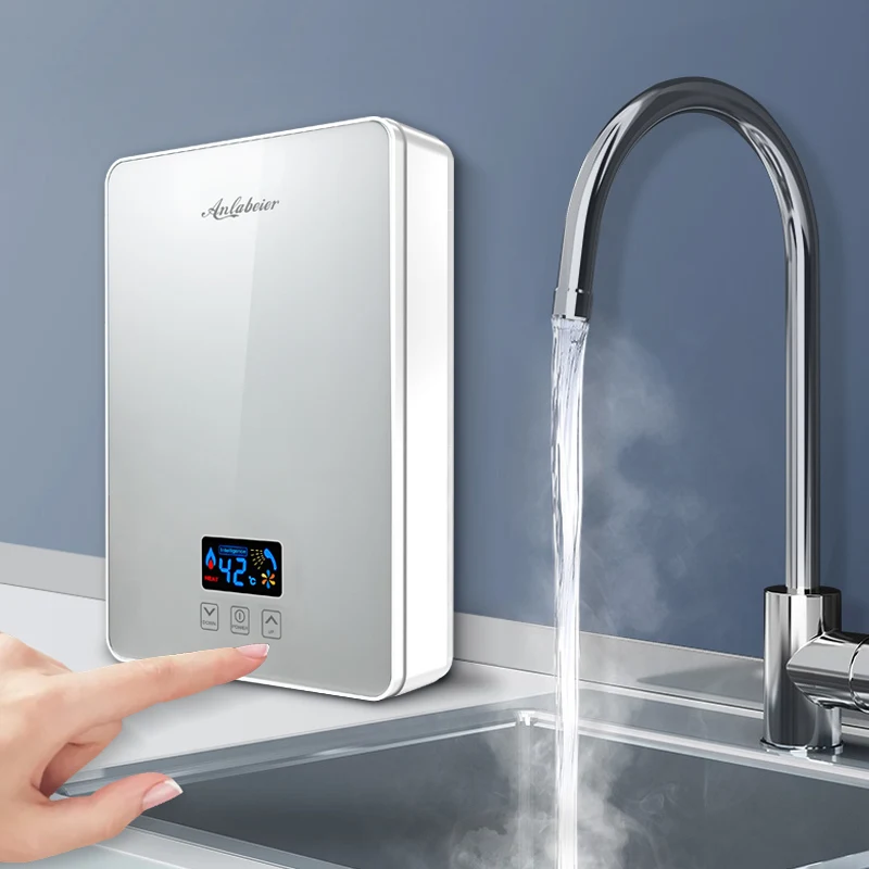 6kW Power Adjustable in Line High Quality Instant Water Heater Hot Shower Machine