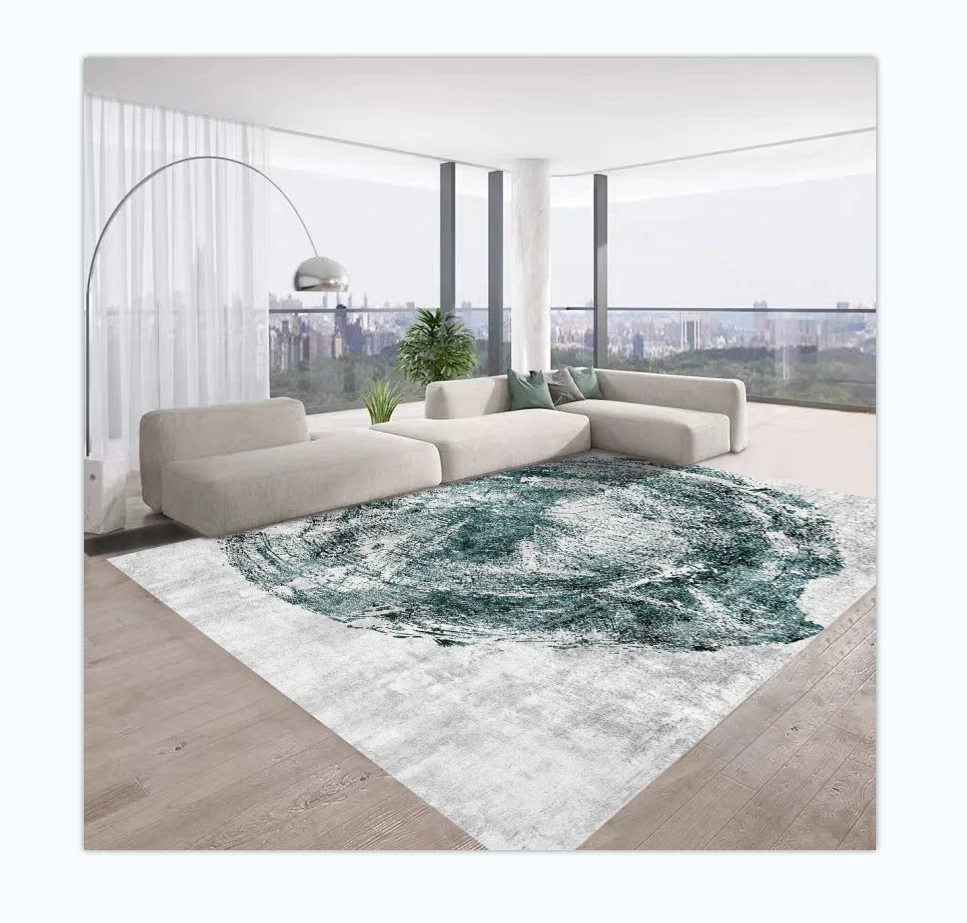 Wholesale home decoration custom printed carpet Faux Sheep skin carpet and rugs