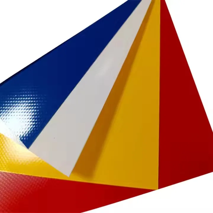 PVC Coated Fabric 1000D For High Speed Door PVC Fabric Durable Lonas Tarps For Roll Up Door 0.9mm 1.2mm Lacquer PVC Door