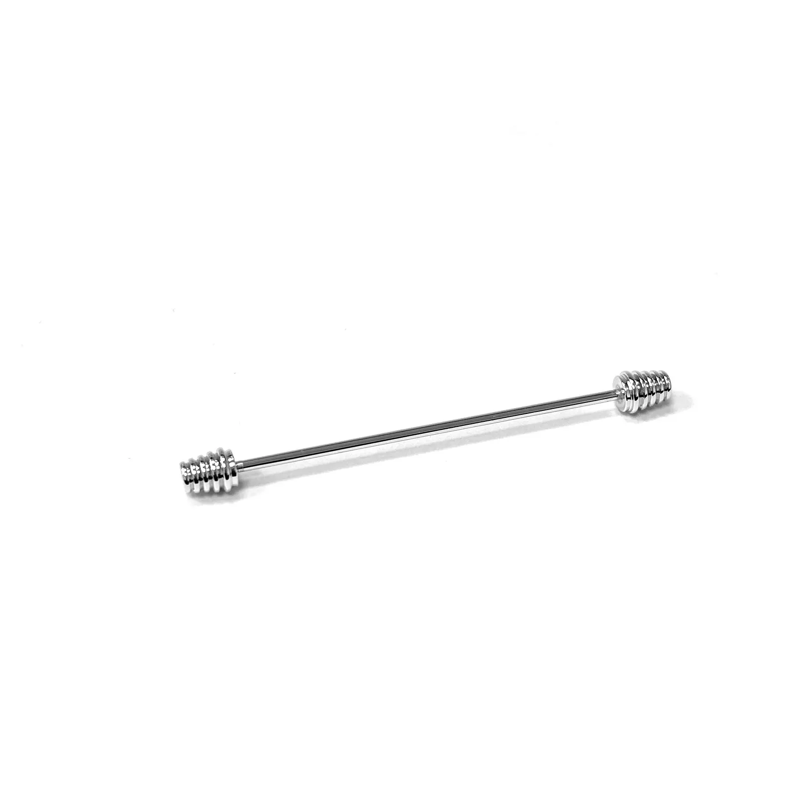 Taper thread shape Shirt Collar Bar Tie Pins Set for Men Gift for Father and Husband Wedding Business(Sliver, Golden)