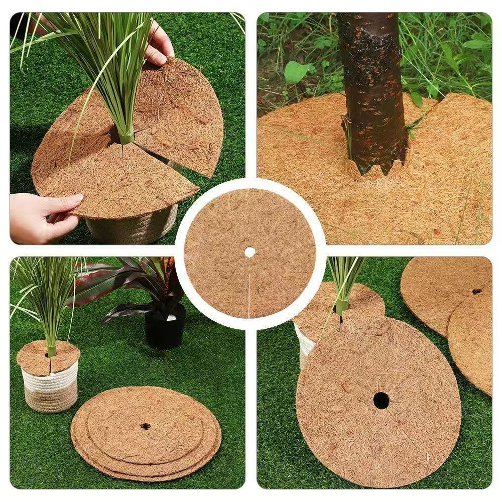 Custom Size Biodegrad potting Mulch Ring coconut fiber agriculture coconut fiber materials coco coir roll
