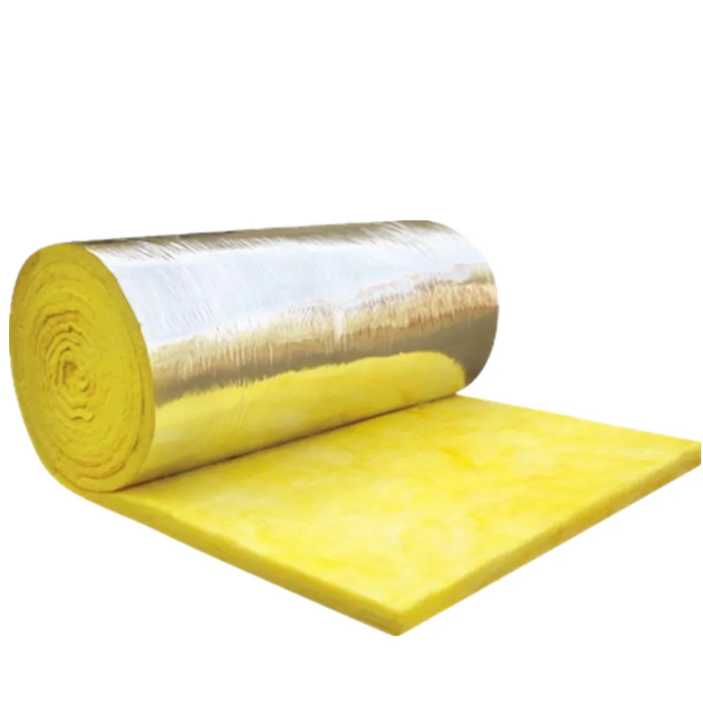 Acoustic Ceiling Blanket Sound Batt Insulation Glass Wool Blanket Roll  Glass Wool Insulation Rolls
