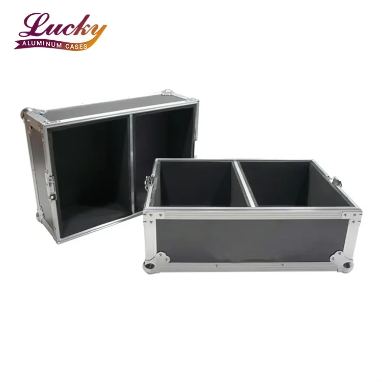 Factory Custom Flight Case Large Capacity Holds 120 45 RPM Vinyl Record Cases Durable Locking Flight Case