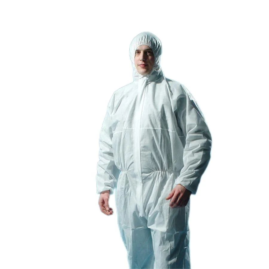 Disposable Asbestos Removal Coverall Type 5 Protective Clothing Working Uniform