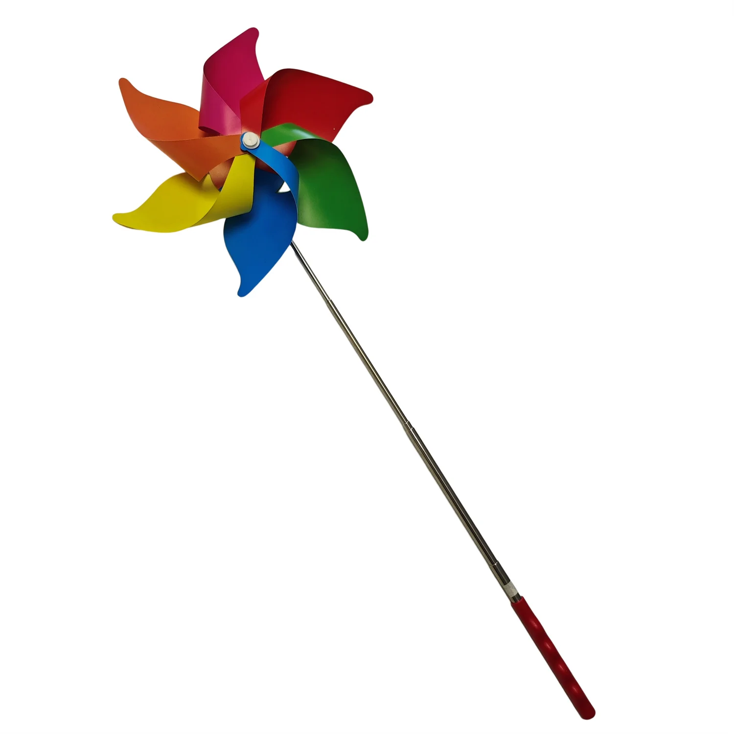 Custom stainless steel toys colorful small windmill