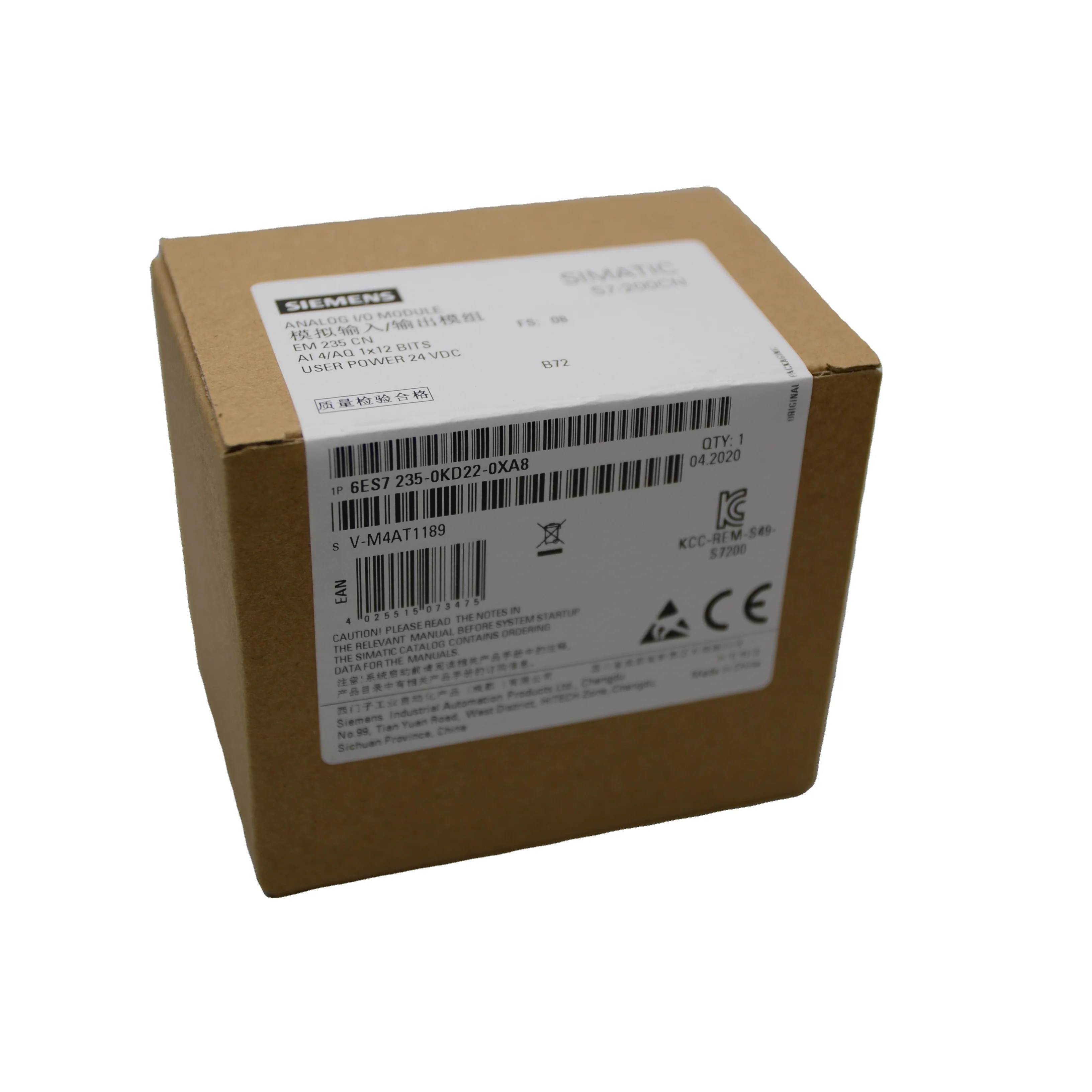6ES7235-0KD22-0XA8 Analog input/output modules New and Original Preferential Price Negotiation