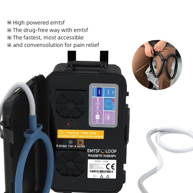 Magneto therapy sport injuries rehabilitation emtt therapy loop pemf magnetic therapy device