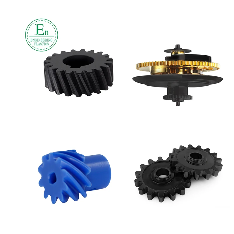 Customized small module gear Large batch high precision nylon spur small plastic gears POM gear wheels