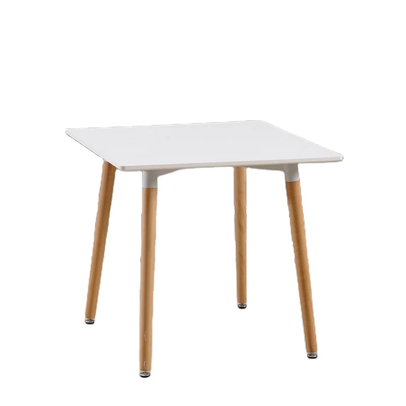 Luxurious French Design Dining Table Set Kitchen Hotel Square Stone Table Round Glass with 4 Chairs for Home Home Furniture