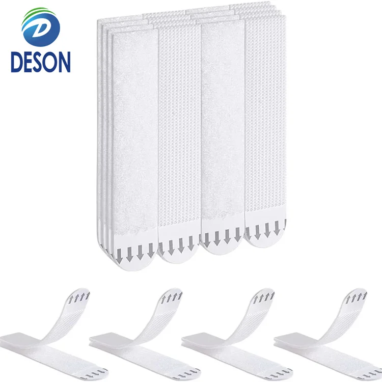 Deson Custom Damage-Free Photo Frame Poster Hanging Strips Acrylic Removable Adhesive Hook And Loop Hanging Strips Tape