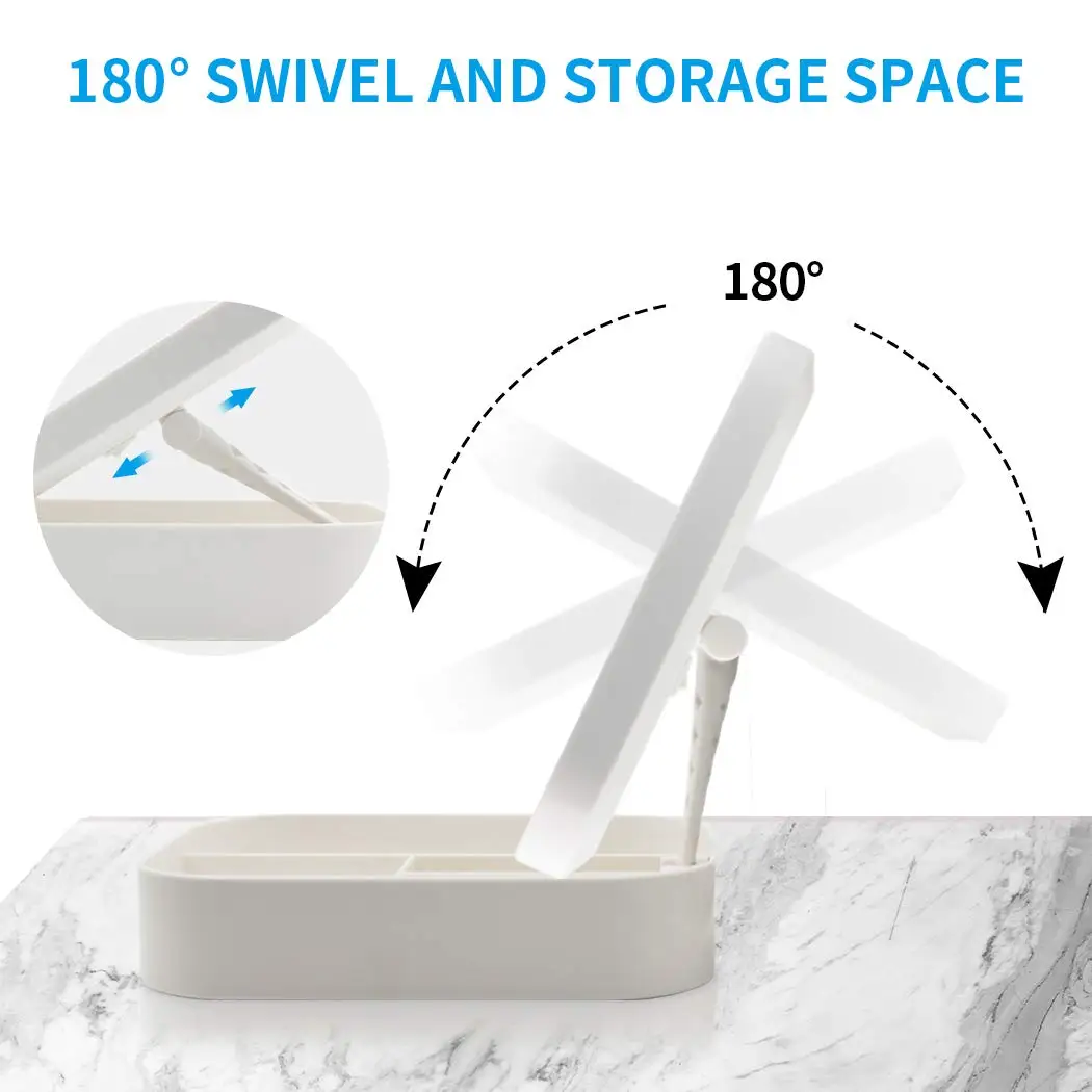 Лидер продаж, складной органайзер для макияжа C & C 2023 с коробкой для хранения для путешествий с сенсорным экраном со светодиодным освещением, зеркало для макияжа