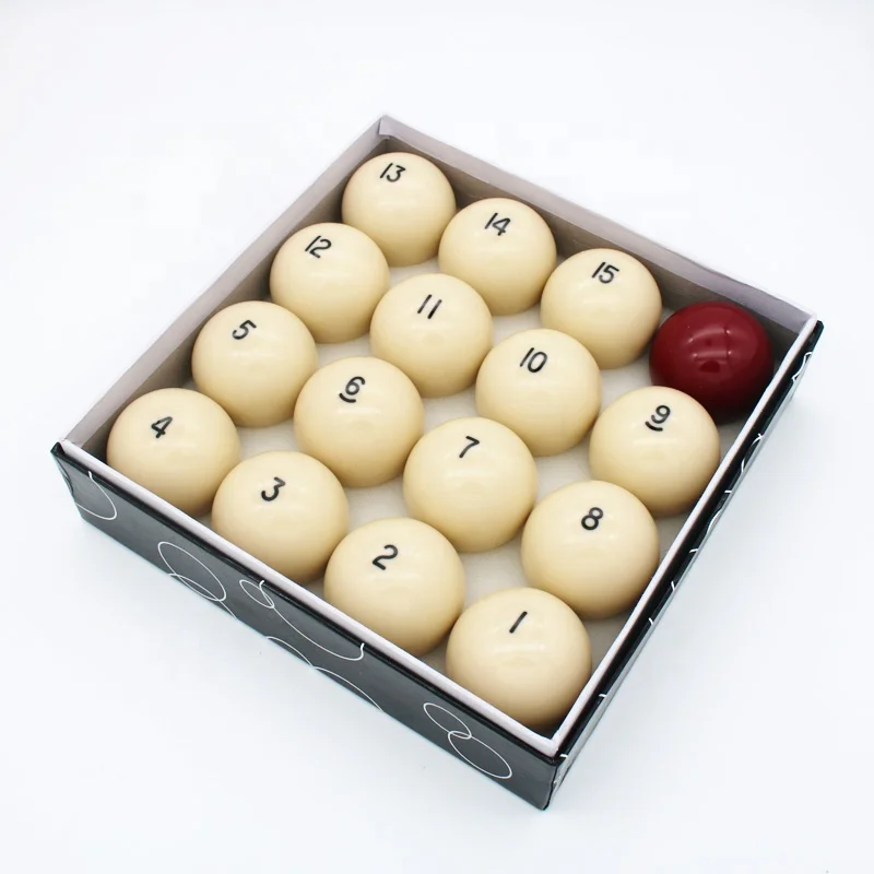 High Quality Russian Style Billiard Ball Set 60mm With Black Box (62328674528)