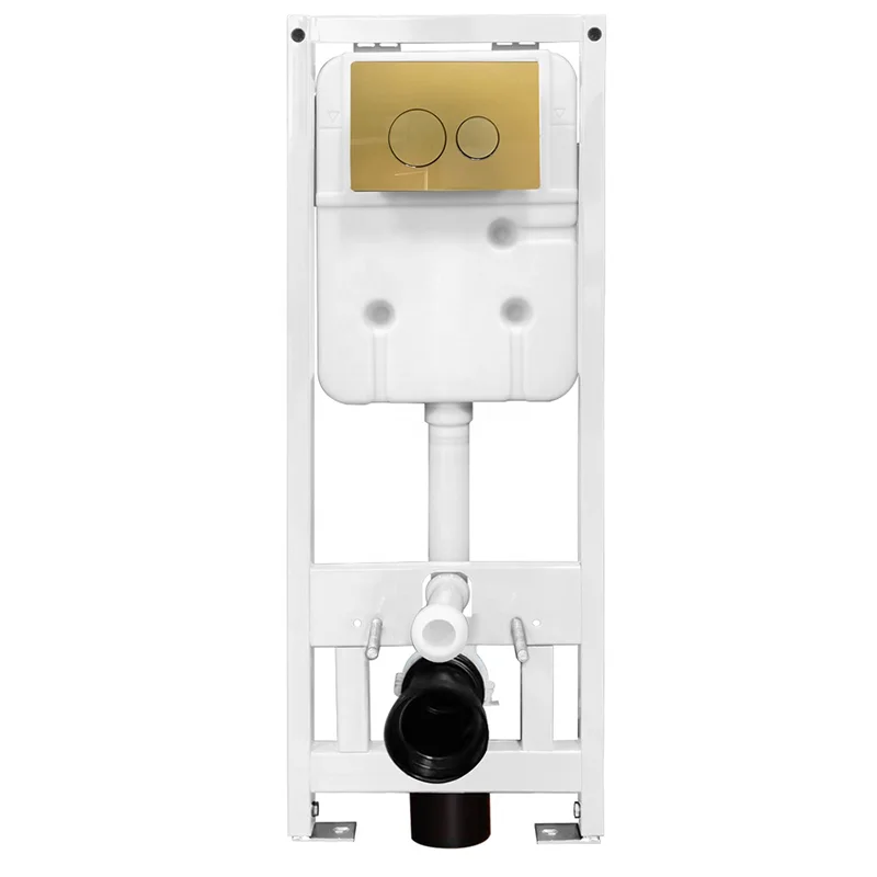 Plastic 7.5 L Double Key Hidden Built-in Wall Hung Toilet Carrier System Concealed Toilet Cistern For Wall Hung Toilets