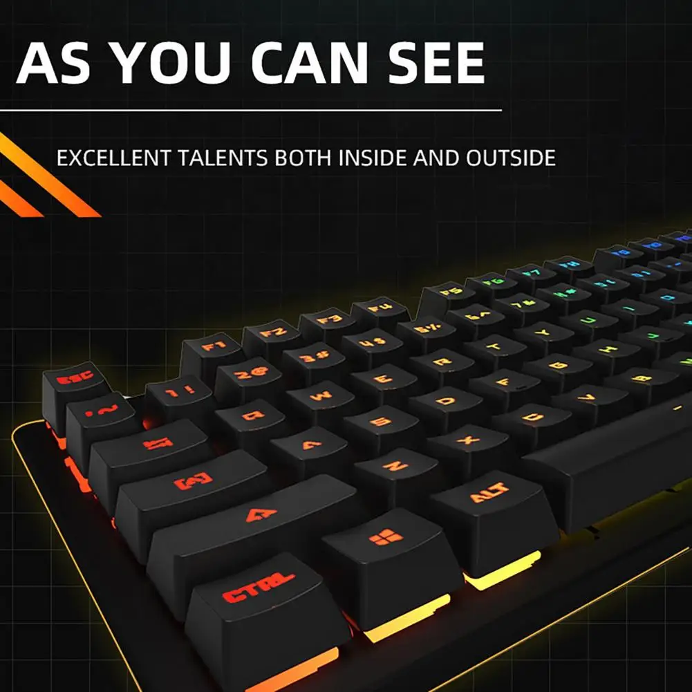 Hot Sell Sensitive Computer Desks Non-delayed Ergonomic 87 Keys USB Wired Gaming Mechanical Keyboard for Office