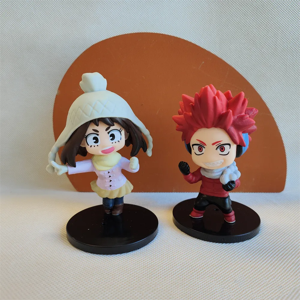 6PCS/SET New 8-10cm My Hero Academia Figure Bakugou Katsuki All Might Deku Todoroki Shoto Toys Dolls Anime Action Figures