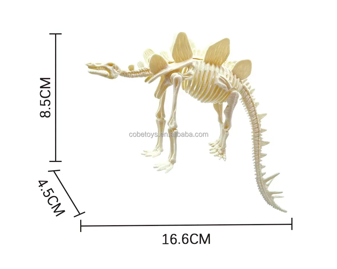 Fossil Dinosaur Animal Educational Toy Dinosaur Model Tyrannosaurus Rex Assembled