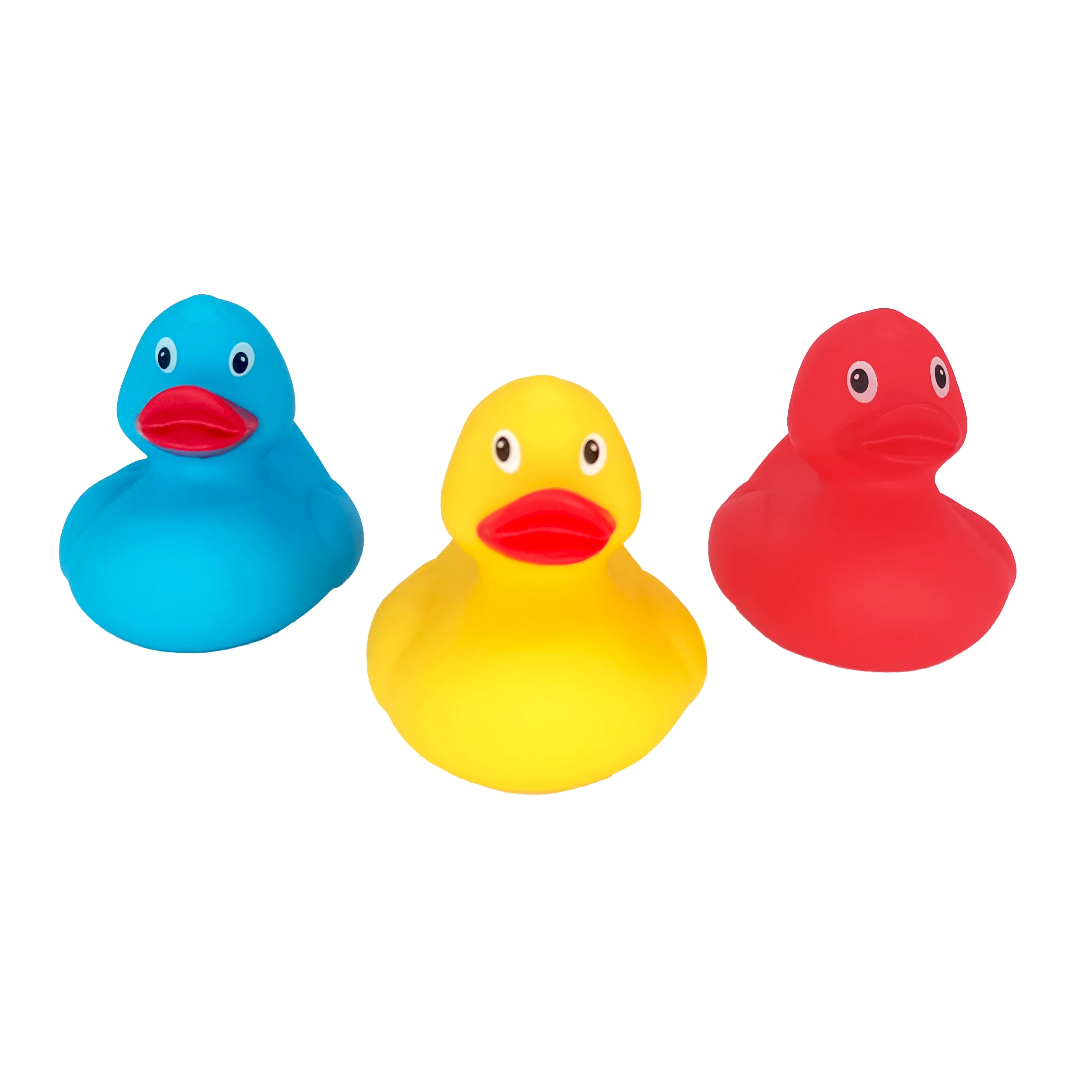 Factory direct sale 8cm large rubber duck custom blue rubber duck bath toys for kids