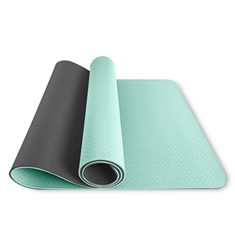 
High Density Ecofriend 6 Mm Double Color Tpe Yoga Mat 