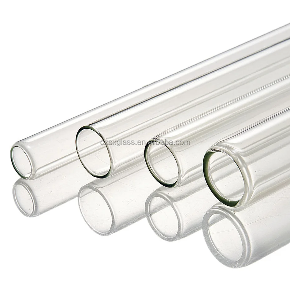 Amber or Transparent Borosilicate Glass Test Tube for Vial Bottle