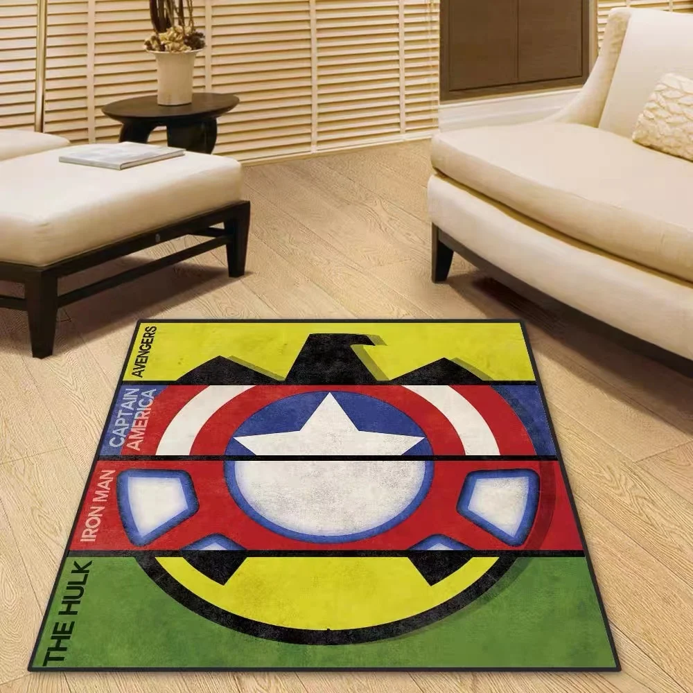 Custom bulk printed carpet hot selling fashion game anime character room decoration carpet