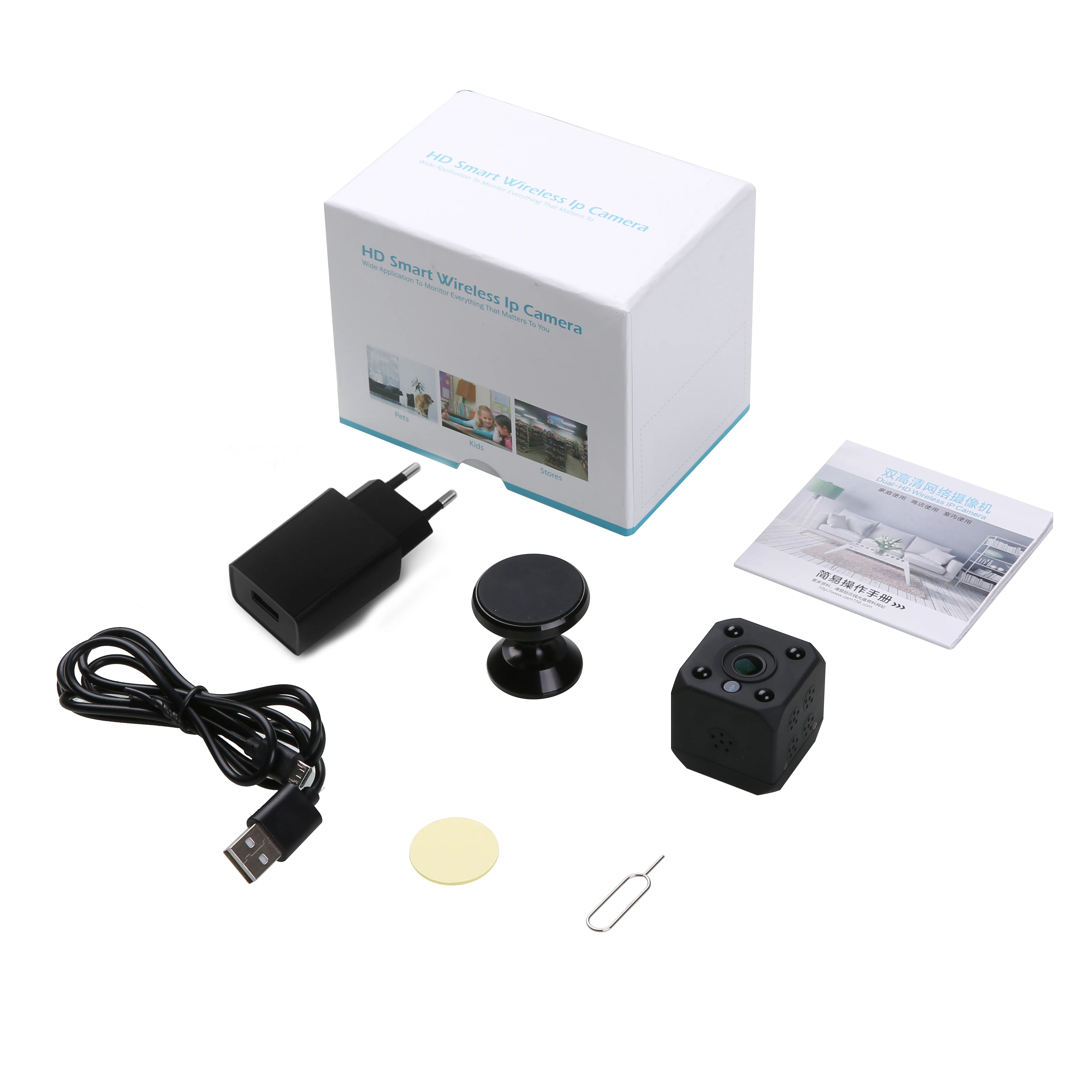 Howell Micro Spy Camera Very Small Japanese Hidden Camera WJ03 Wireless Battery Powered Mini Camera Wholesale 1080P HD DC 5V 1A