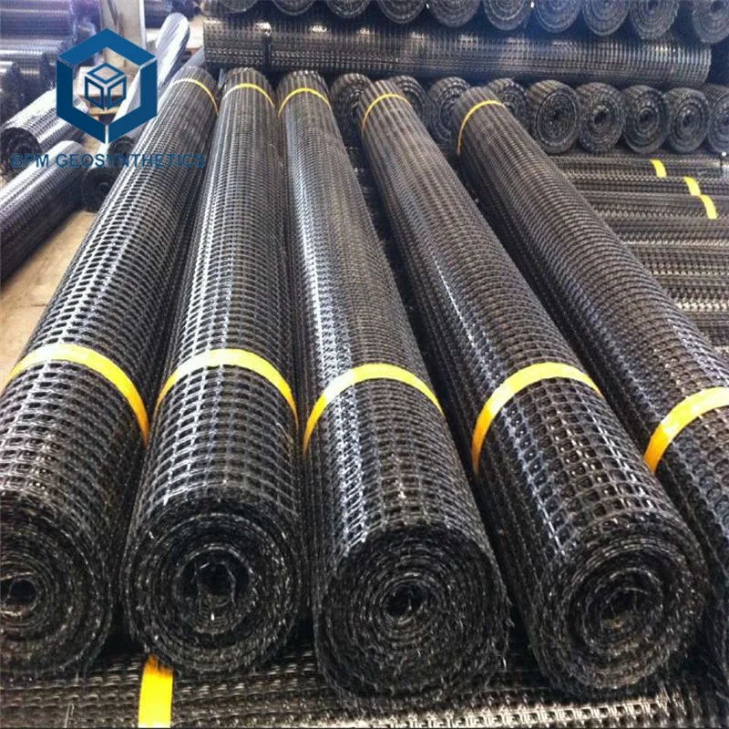 Plastic Road Geo Grids PP Biaxial Geogrid 40/40Kn 30/30Kn for Road Reinforcement