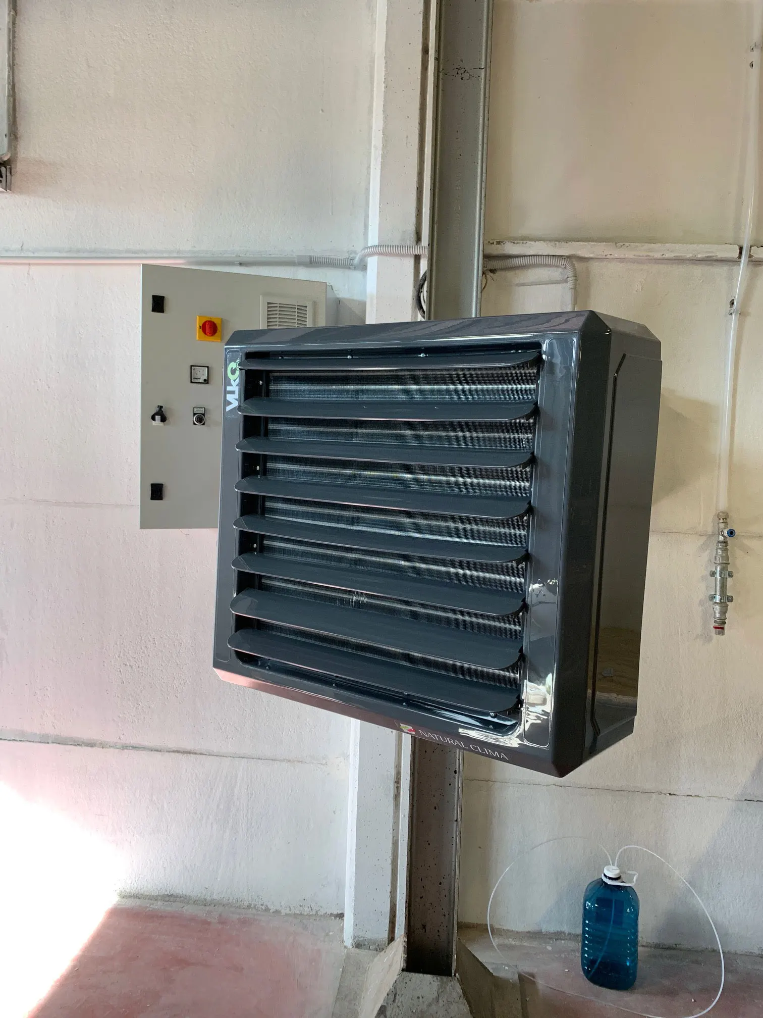 
34Kw Friendly Smart Electrical Industrial Air Heater Heating System Ecological Indoor Wall Ionic Acceleration Boilers 