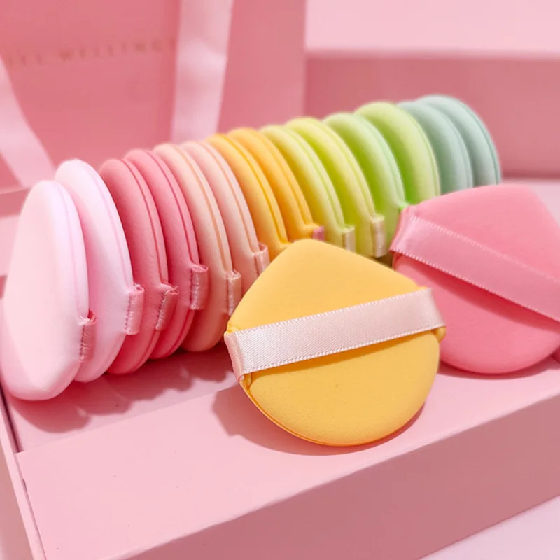 Double Effect Air Cushion Powder Puff and Wet Powder Cake Set Makeup Take Special Makeup Sponge Wgreendfrance Foundation Round