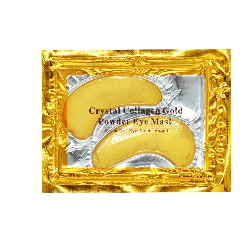 24K Golden Anti-Aging Moisturizing Custom Hyaluronic Cooling Gel Eye Mask Eye Pads Pure Crystal Collagen Eye Mask