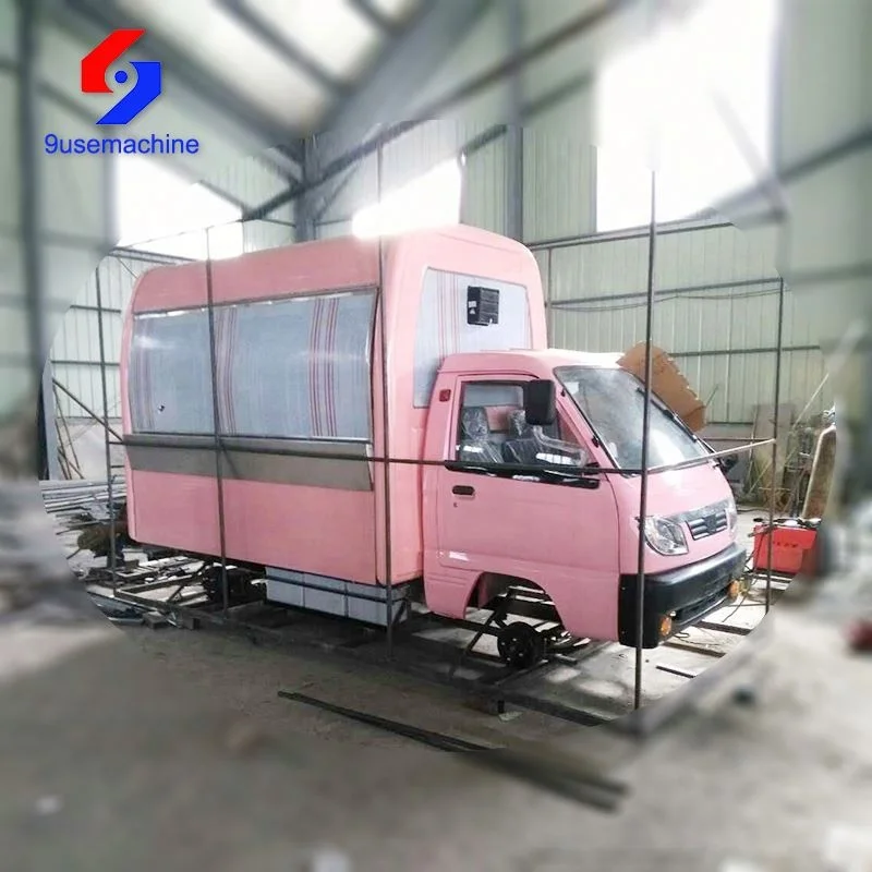 Superior quality villa style snack car mobile food cart for slush machine