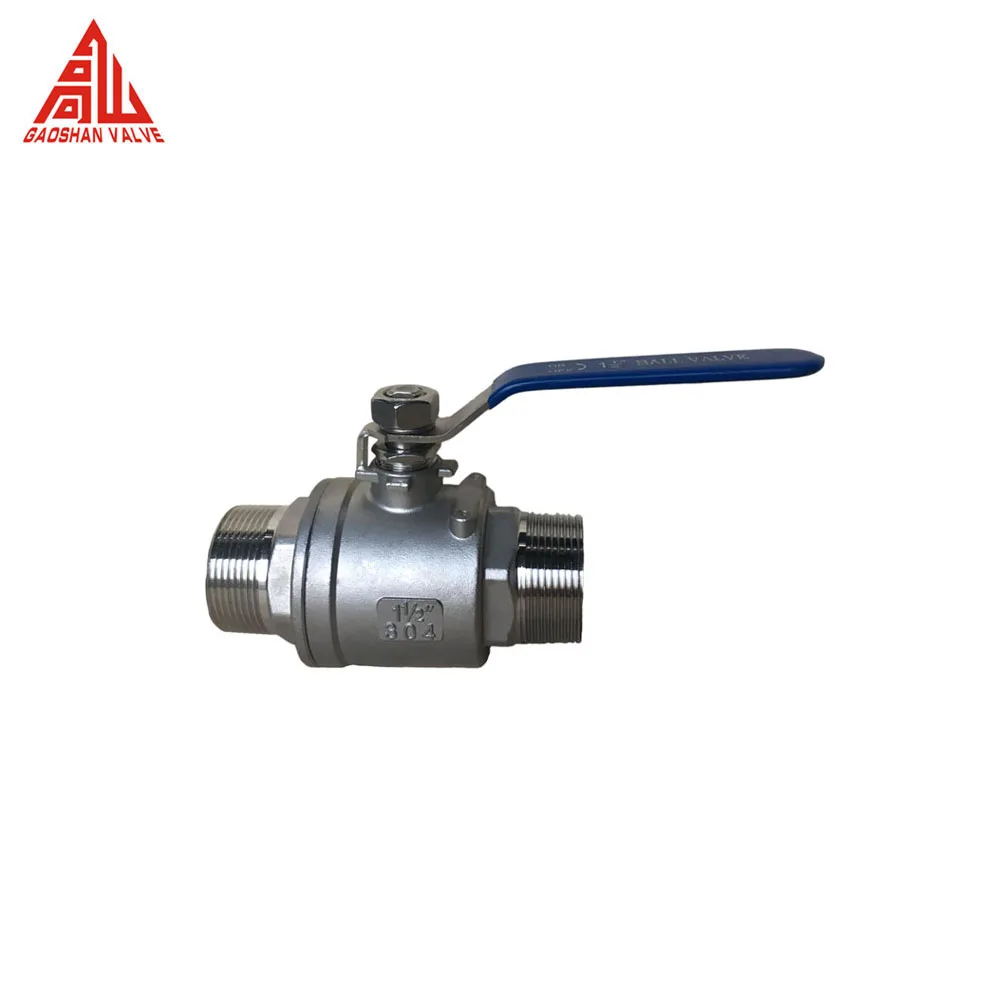 Ball Valve 201 304 316 Stainless Steel 2 Way Internal 2PC Thread Ball Valve