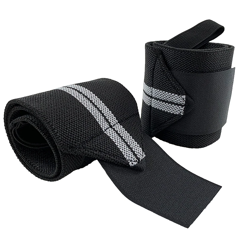 Custom Logo Powerlifting Weight Lifting Gym Wrist Wraps Fitness Training Protection