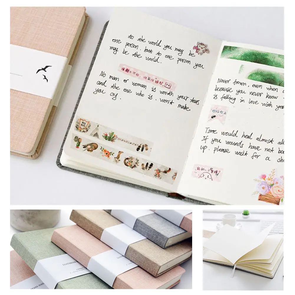 Leter Free Sample Blank Notebook Business Planner Work Agenda Budget Binder Macaron Canvas Candy Color Pu Leather Cover Binder