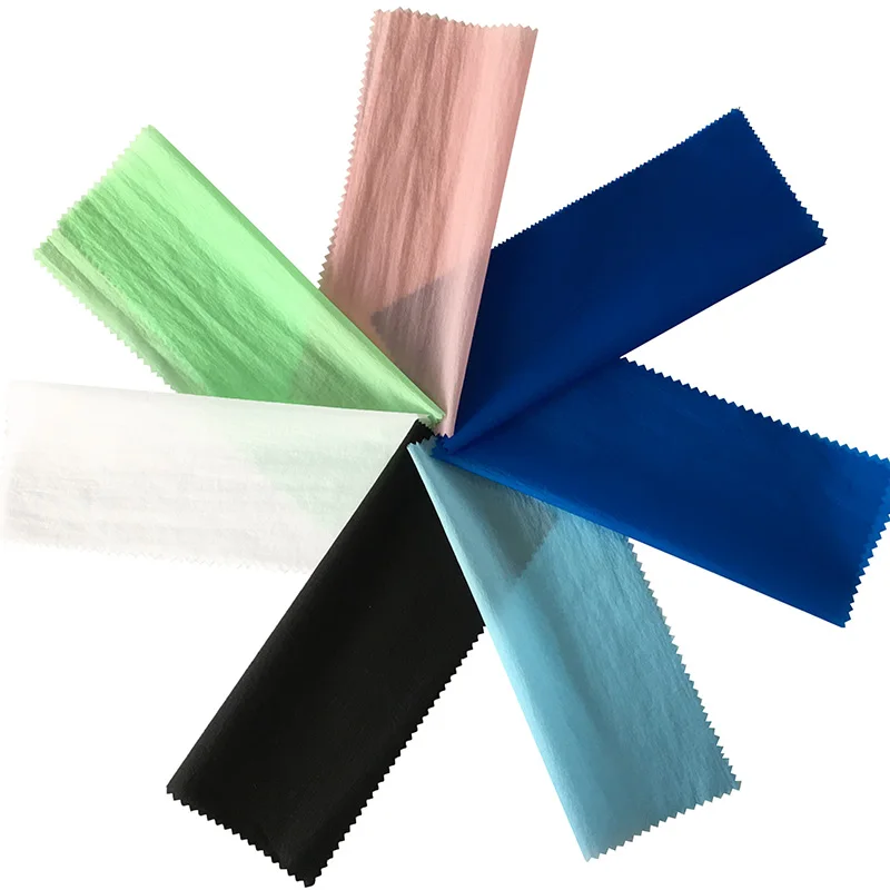 Excellent Quality Baseball Uniform Fabric Crinkle Ultrathin Nylon Mini Ripstop Fabric UV40+ Sun Protective Jacket Fabric