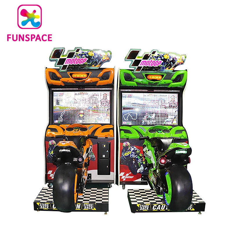 Funspace потребность в скоростном гоночном игровом автомате 2 игрока мото симулятор гоночный игровой автомат Аркада с монетоприемником