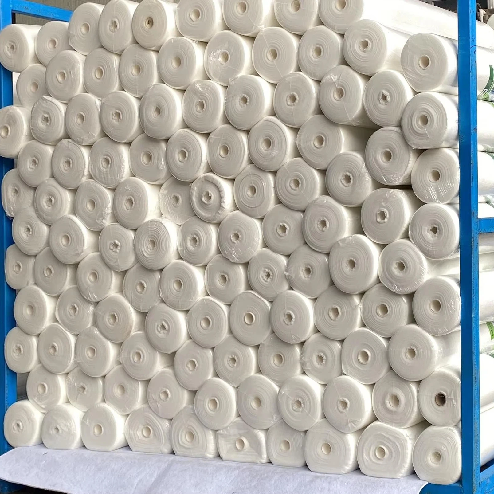 Professional quality  painters fleece needle punched fabric felt mat with PE flim oilproof reusable