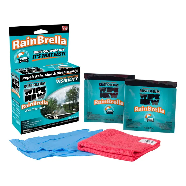 The Newest Design Rainbrella Windshield Rain Repellent Wipes For Your Car