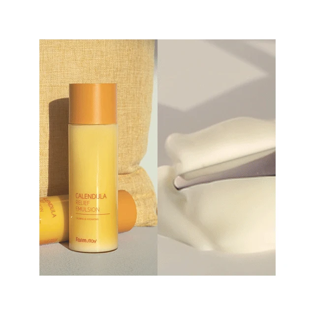 Farmstay Calendula Repair Essence Emulision Moisturizing Refreshing Oil Oil Control Shrinking pores Soothes Emulision