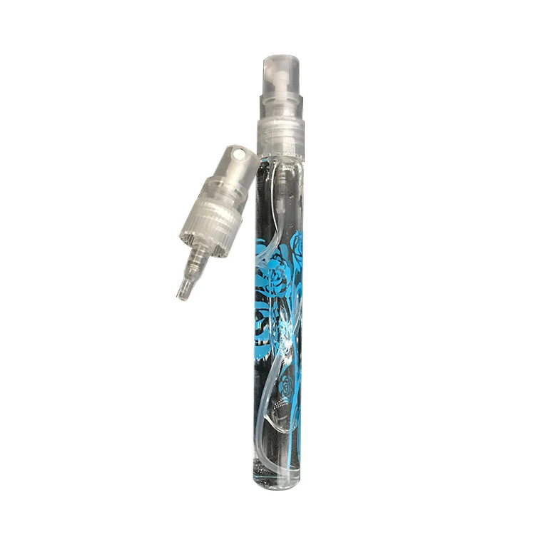 Empty Pocket Tester Sample Perfume Powder Glass Bottles with 11mm 11/410 screw pump