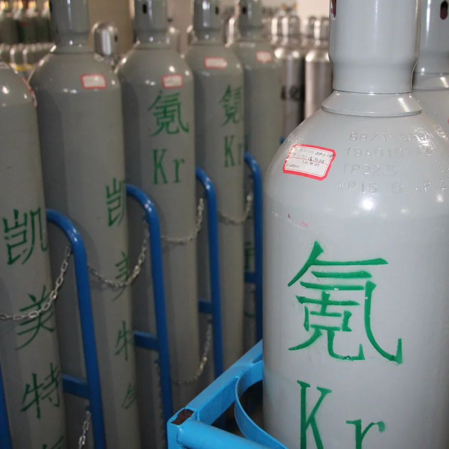 Hot Sale High Purity Krypton Gas 99.999% Kr Gas Factory Price
