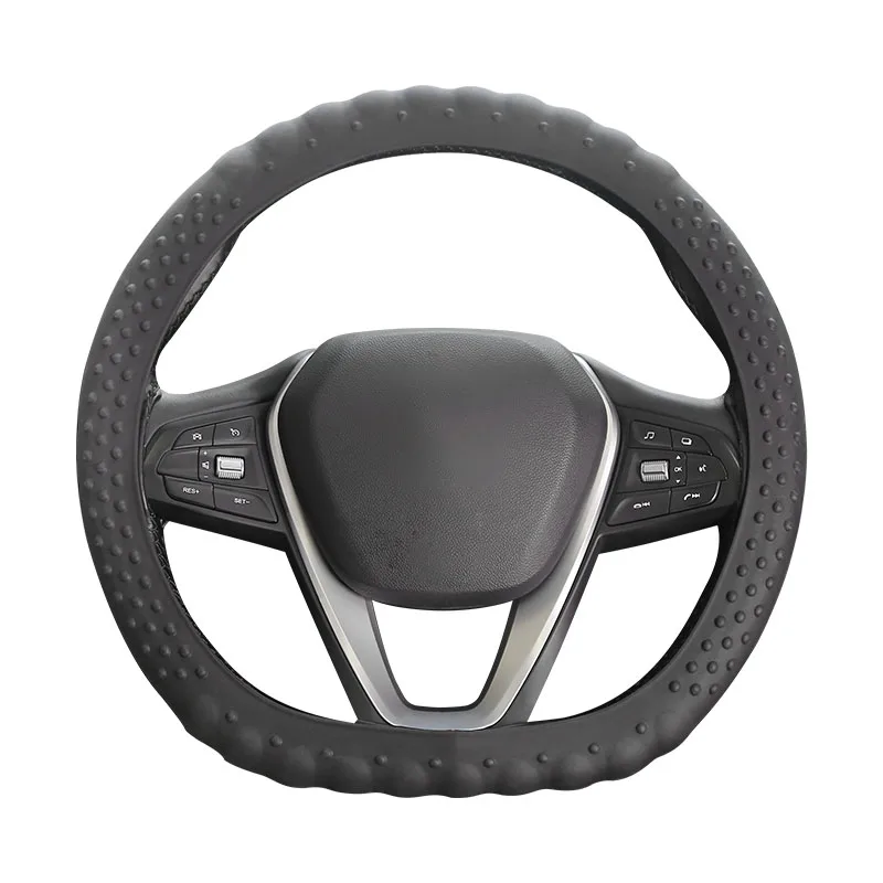 New Design Car Accessories Steering Wheel Silicone Cover - Customized Packaging Customized Logo Available