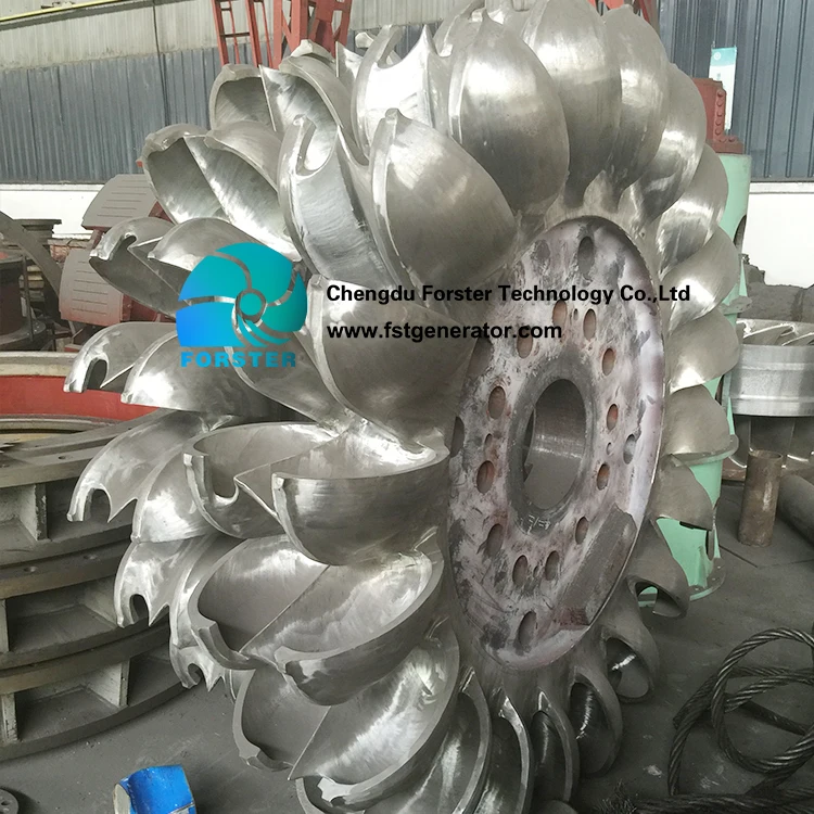 High Efficiency Water Turbine Generator Pelton Hydro Turbine Generator