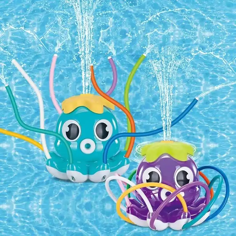 BGL New Outdoor Lawn Water Play Toys Spray Octopus Sprinkler Octopus Model Splashing Toy