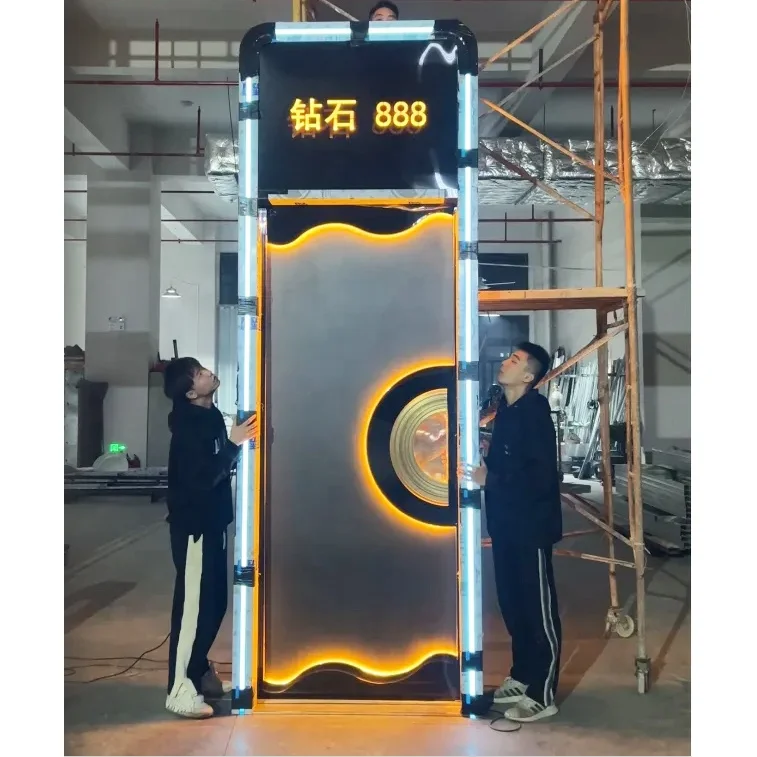 Newly Designed Multi Scene Use Of Home Theater Interior Soundproof Fireproof Steel party Doors For Ktv