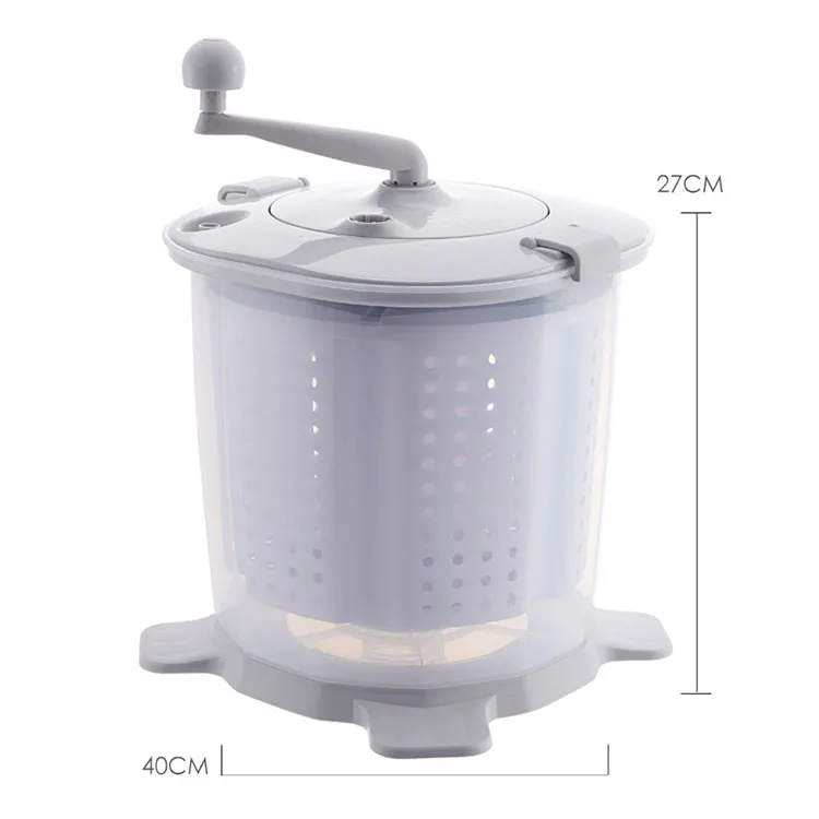 new product portable manual plastic Dewatering basket removable washing machine