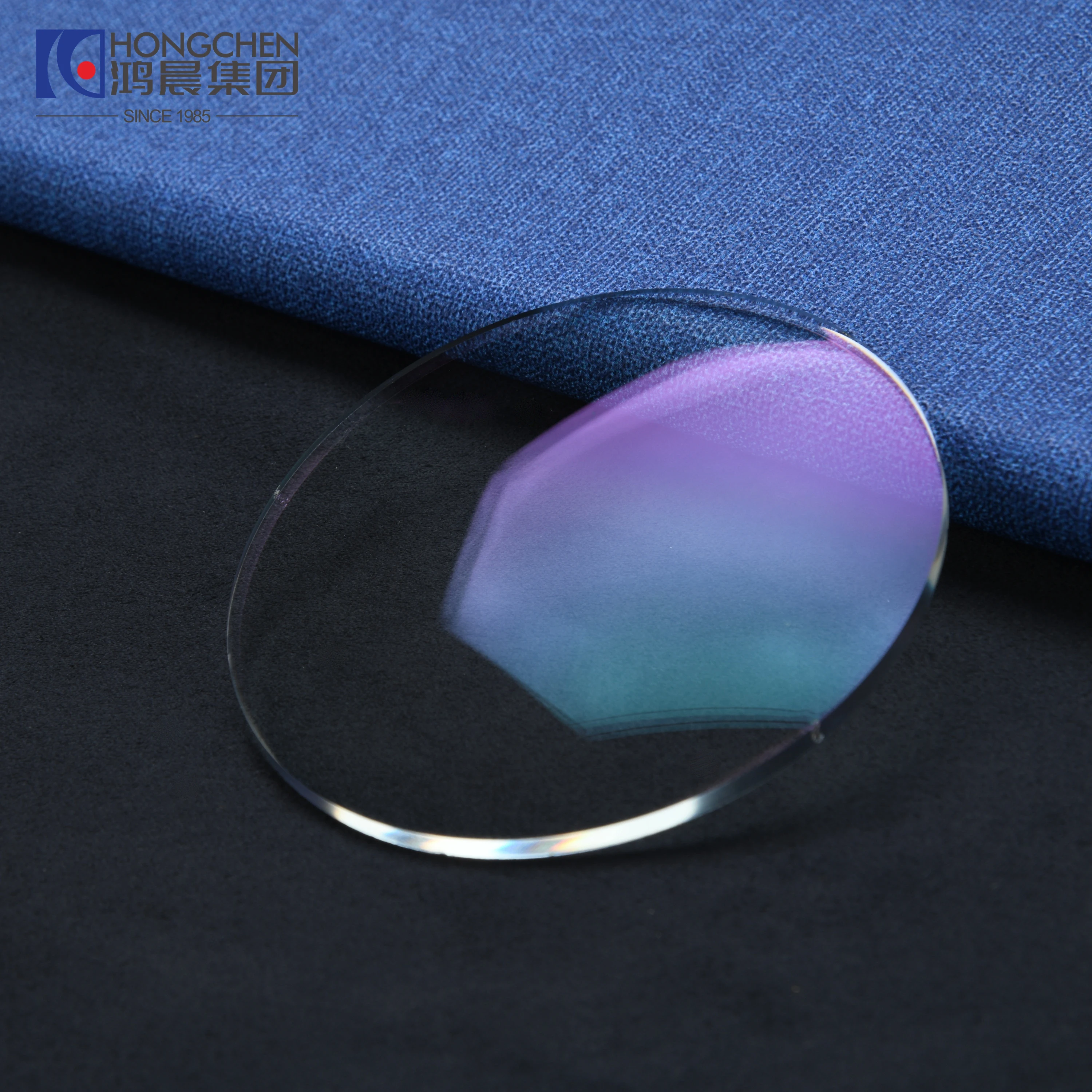 HONGCHEN Ophthalmic Block Lenses 1.67 Asp Uv420 Blue Cut Hmc Ar Coating Resin Crystals for Eyewear Glasses Lens