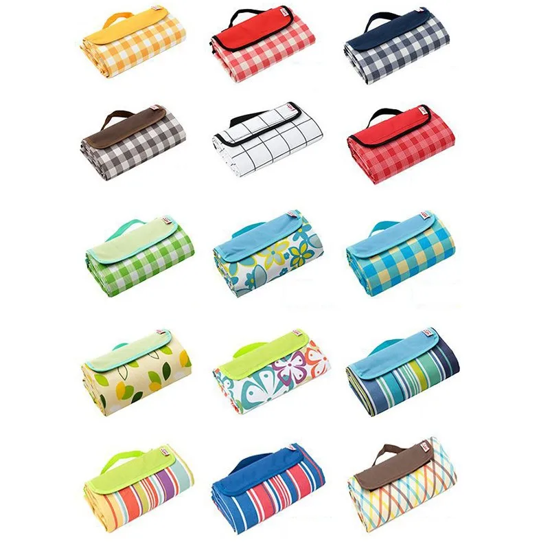 Wholesale Multi-purpose Foldable Outdoor Waterproof Beach Mat Portable Camping Picnic Blanket Mats