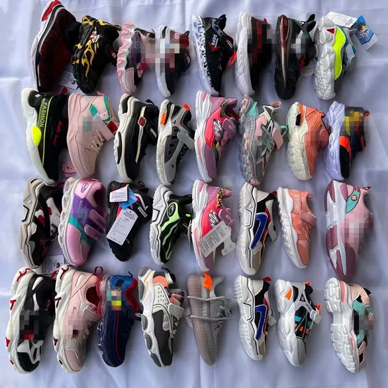 Mix style children casual sport sneakers kids stock shoes